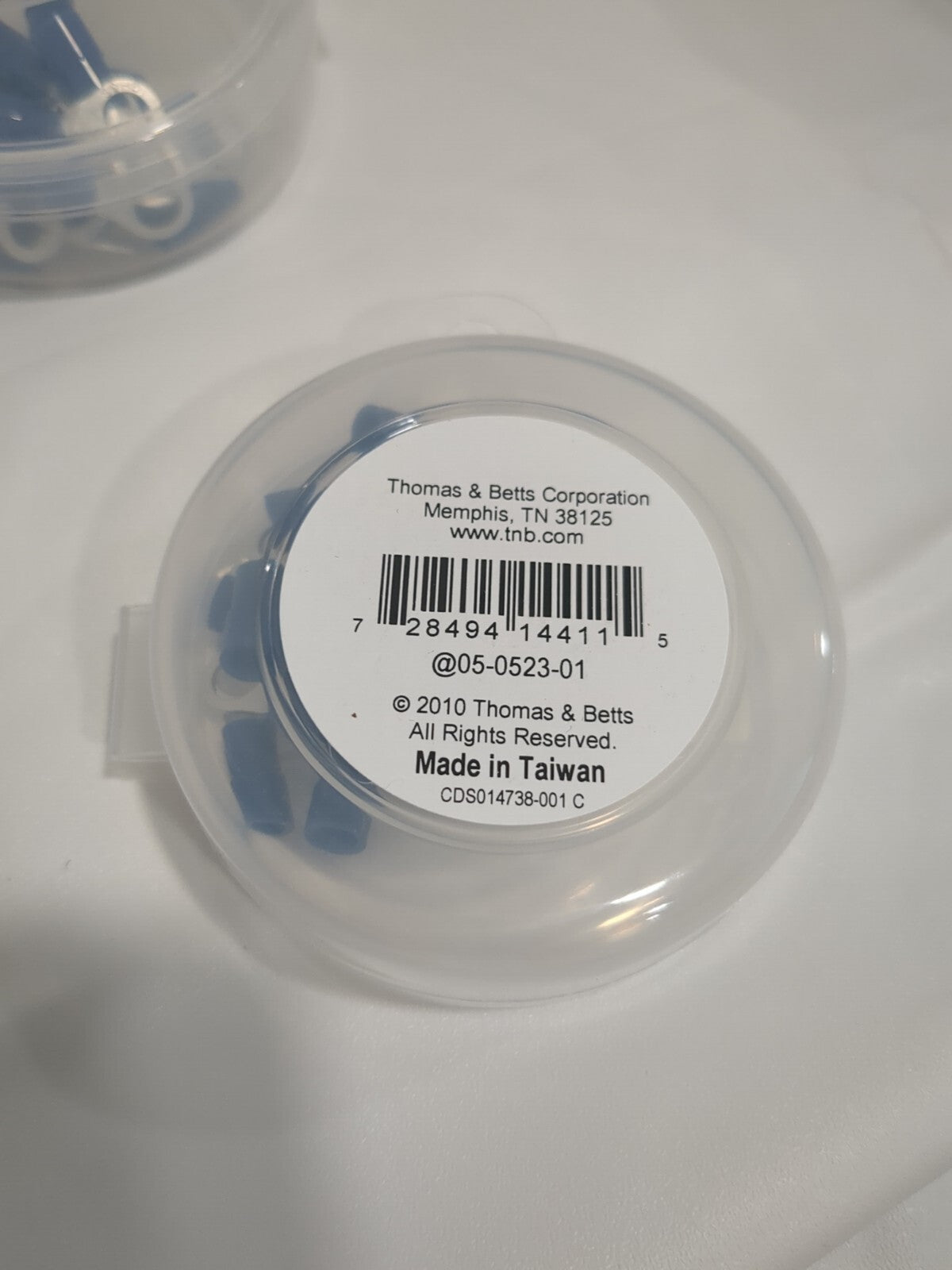 Thomas & Betts 30pcs 16 TO 14 AWG, 10 BOLT - RING TERMINAL TV14-10R-XV