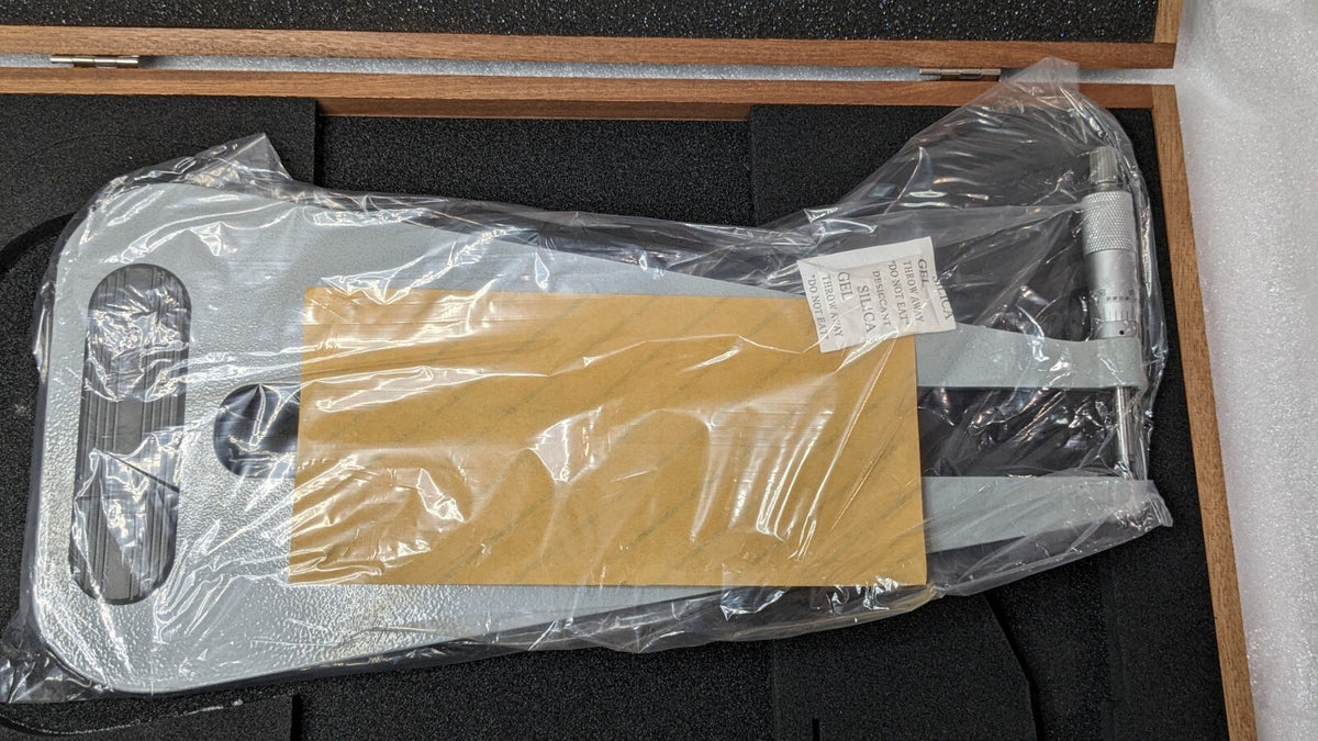 SPI Deep Throat Micrometer w/Cert 0-1" Range 0.0001" Graduation 17-776