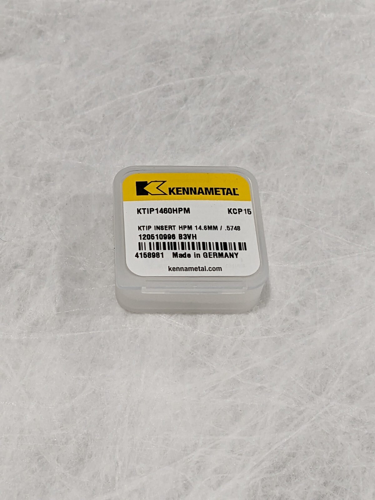 Kennametal Replaceable Drill Tip: KTIP1460HPM KCP15 4158981