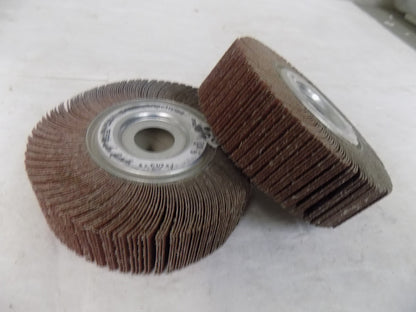 Lamellenscheibe Abrasive Flap Wheel 50 Grit 6" x 1-1/2" x 1" Lot