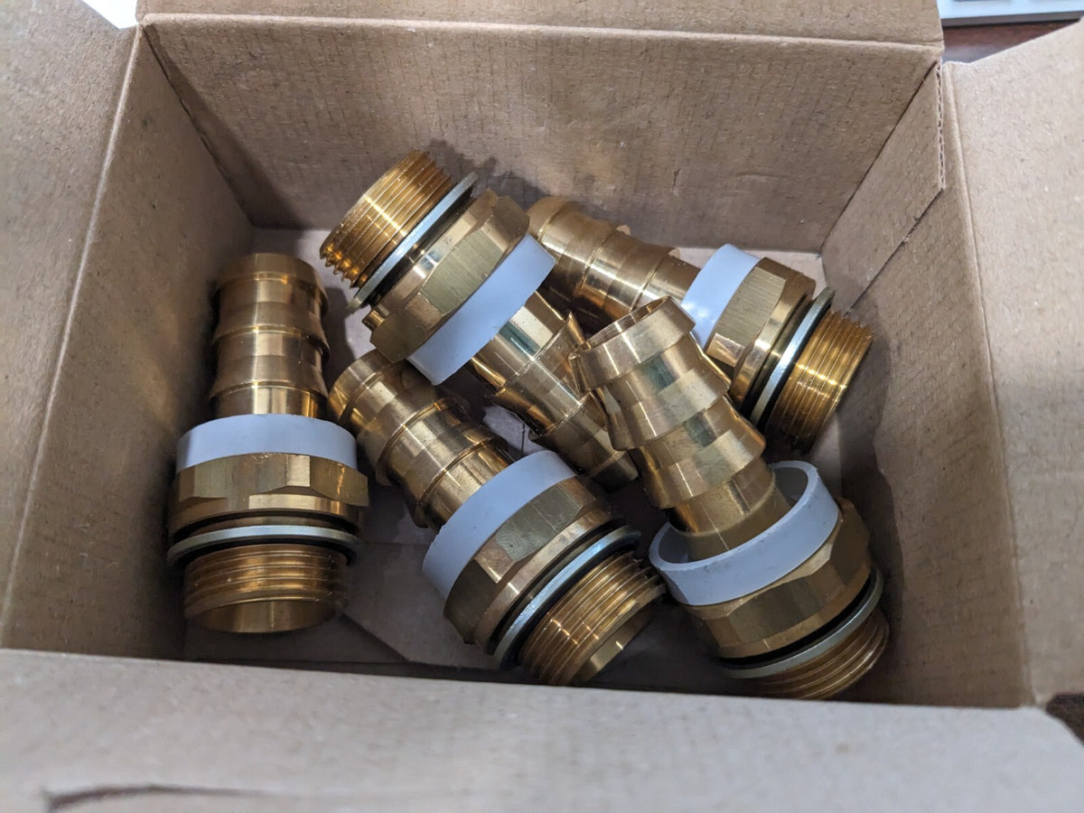 LEGRIS 5 Pushon Barbed Hose Fittings: G 3/4 0133 69 27 39