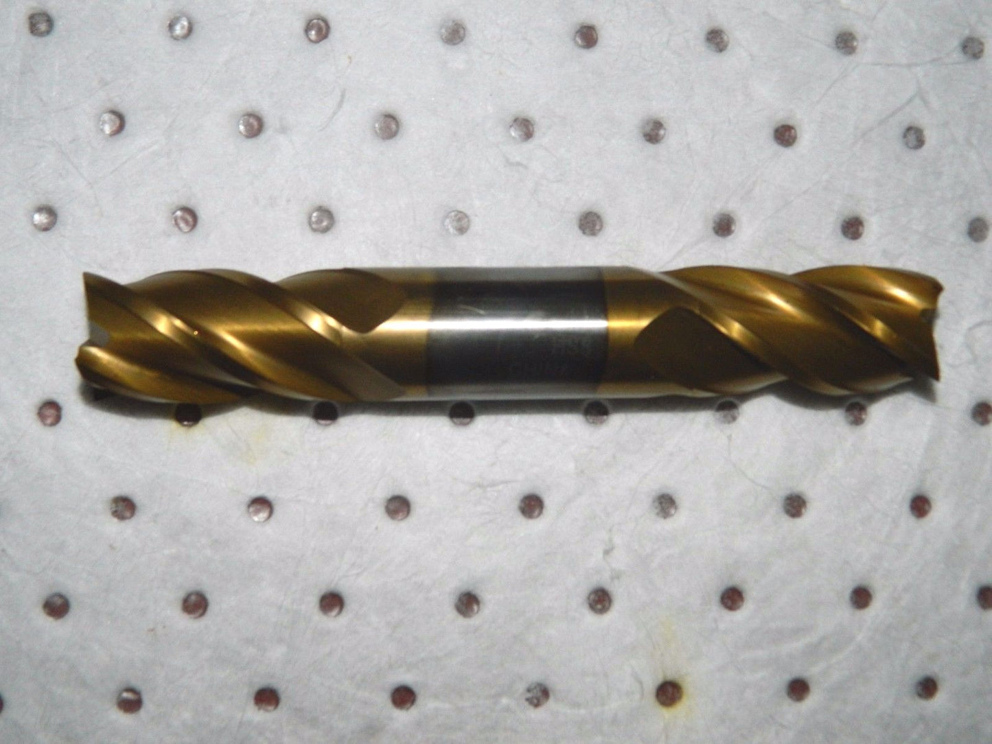 Hertel Double End Mill 1" X 1" X 1-7/8" X 6-3/8" HSS TiN 4FL #337-5522