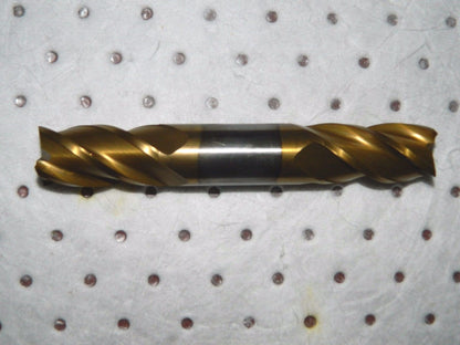 Hertel Double End Mill 1" X 1" X 1-7/8" X 6-3/8" HSS TiN 4FL #337-5522