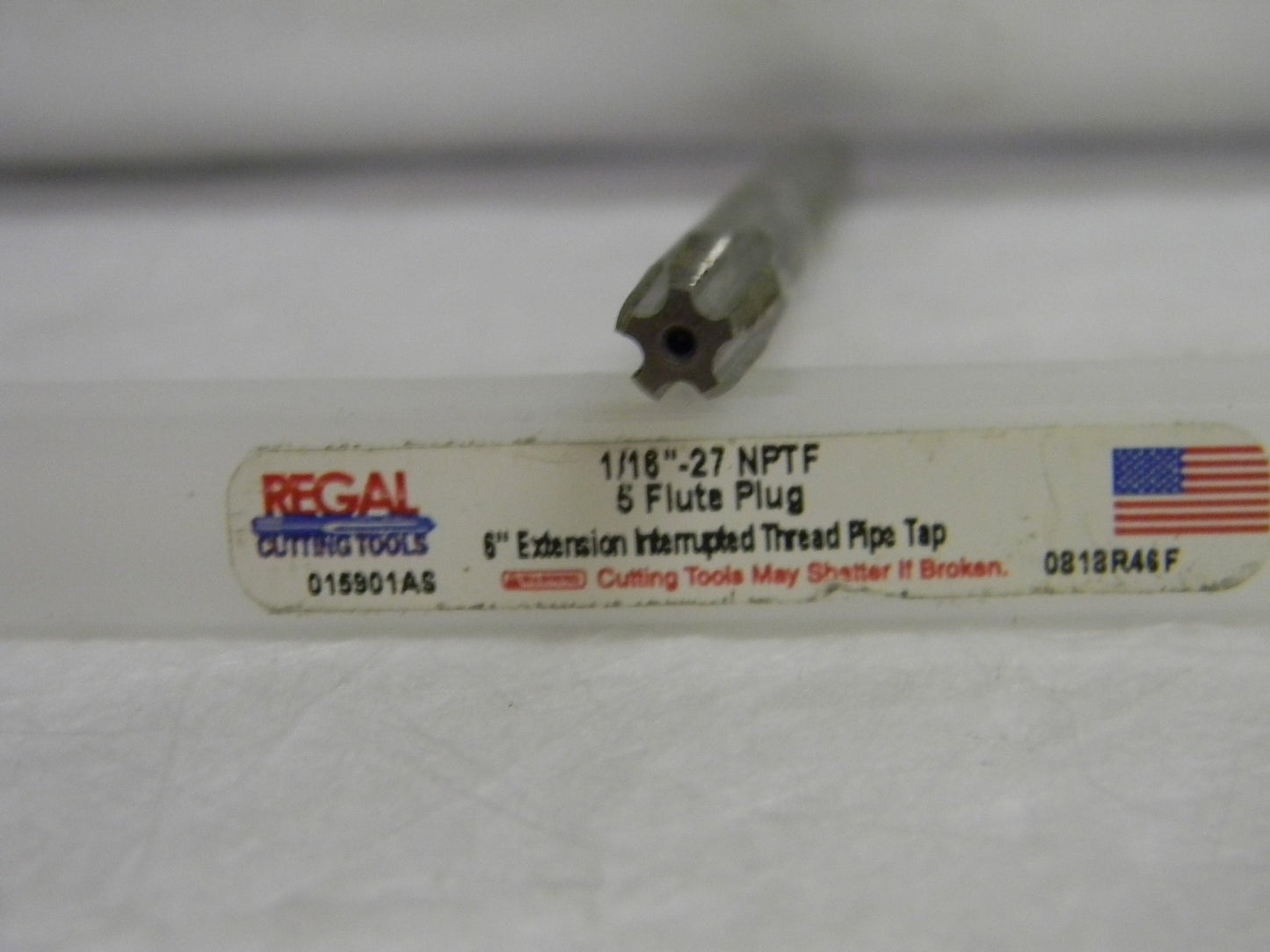 Regal Extension  Pipe Plug Tap 1/16-27X6" 5FL HSS R015901AS