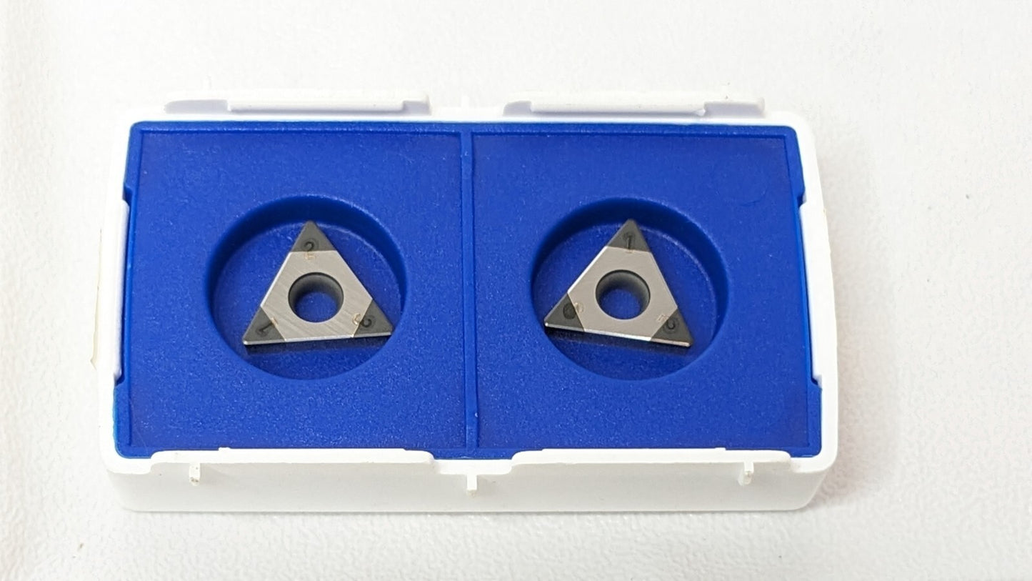 Seco PCBN Turning Inserts TCGW21.51S-00820-L1-C CBN200 QTY 2 02649622