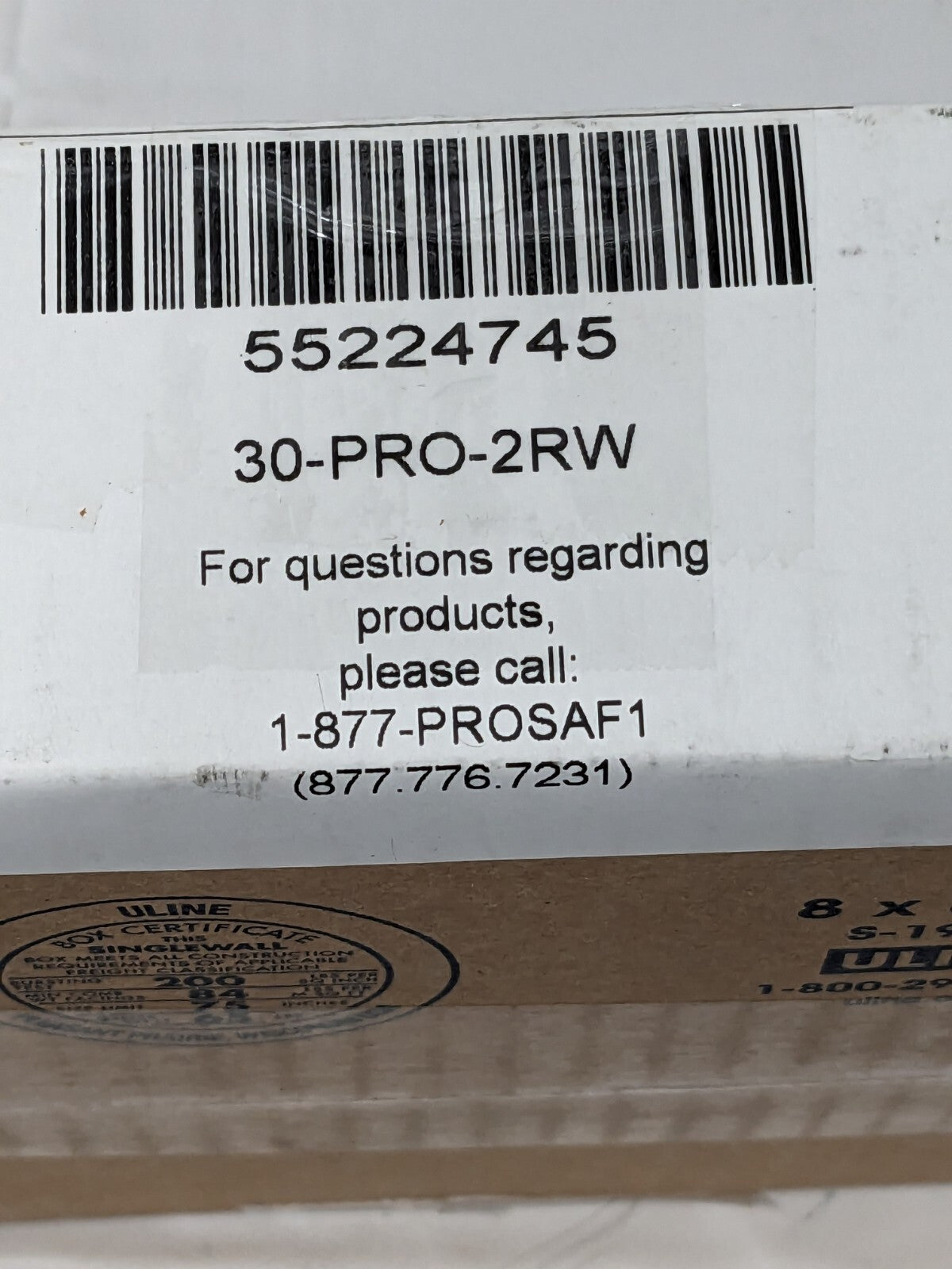 PRO-SAFE Floor & Aisle Marking Tape: 2" W, 100' L, 30 mil Thick 30-PRO-2RW