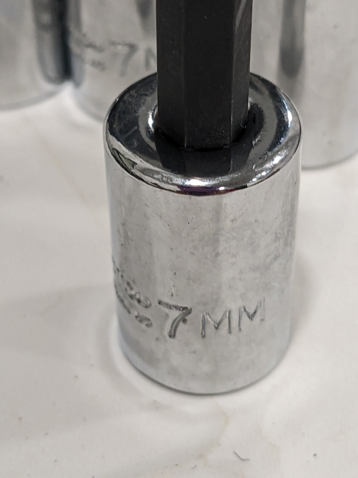 PROTO Hand Hex Bit Socket: 3/8" Drive, 7 mm Hex Qty 6 J4990-7M