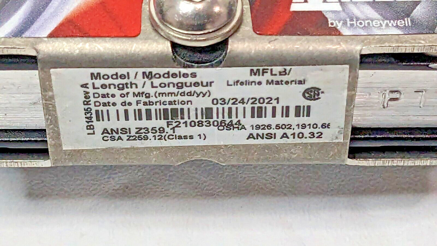 Honeywell Miller Twin Turbo T-Bak Personal Fall Limiter MFLTB-1/7.5FT