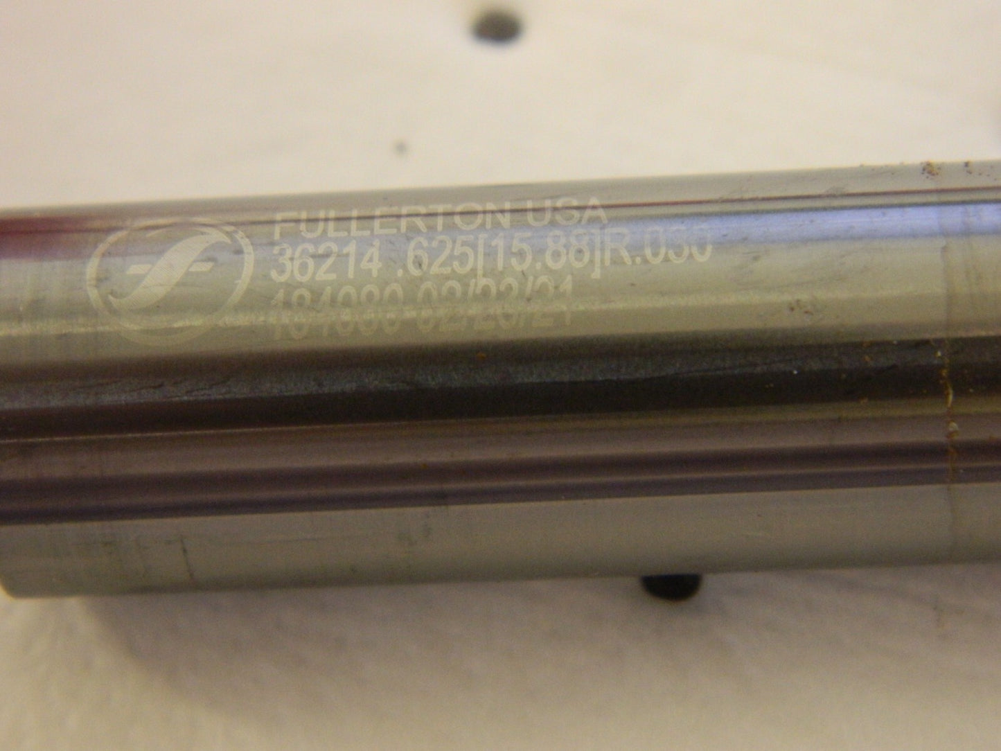 Fullerton Tool 5/8"x5/8"x3/4"x3-1/2" Solid Carbide Radius End Mill 36214