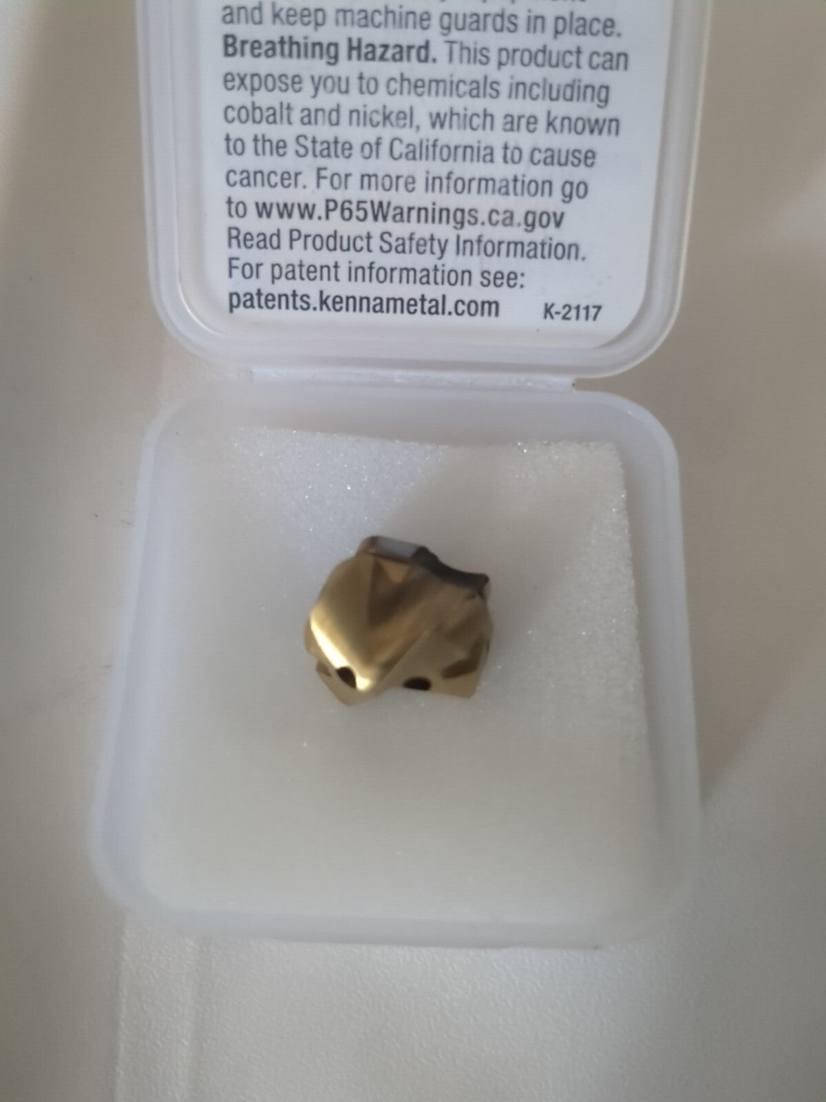 Kennametal Replaceable Drill Tip KTFST13500GTPM 0.5315"Dia 140 deg 7005305