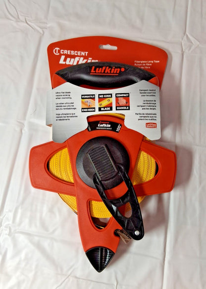 Lufkin Fiberglass Long Tape Engineer's Scale 100 ft QTY 2 FE100D