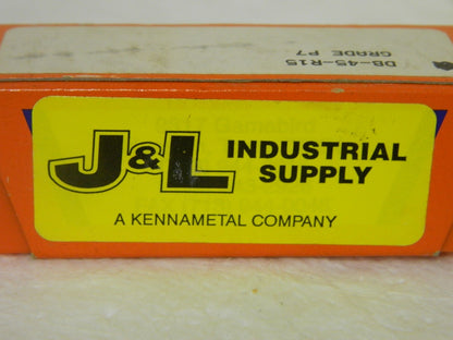 Kennametal Carbide Grinding Insert DB-45-R15 P7 QTY 5