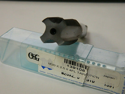 OSG M20x2.50 Metric Coarse 4-Fl Straight Flute Standard Hand Tap 1391