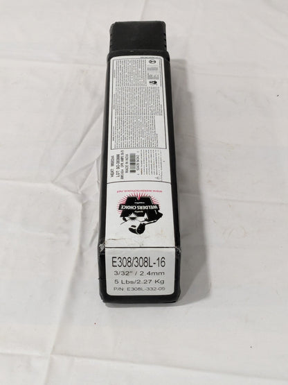 WELDER'S CHOICE Stick Welding Electrode 3/32" Dia, 12" L, Stainle
