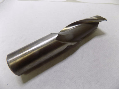 Putnam Tools HSS Center Cut End Mill 1" Dia x 2.25" LOC 2FL #91630