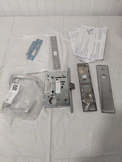 Assa Abloy Accentra for 1 3/4 to 2 1/8" Doors, Satin Chrome 085330