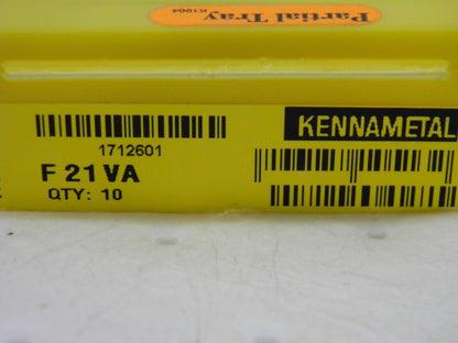 KENNAMETAL LT16ER15ISOCB KC5010 Carbide Laydown Threading Inserts QTY 3 1690879