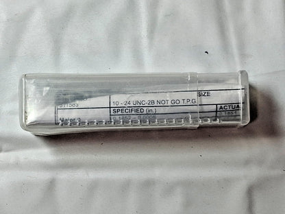 GF Gage 10-24 Steel Screw Thread Insert (STI) Class 2B No Go Gage 55315196