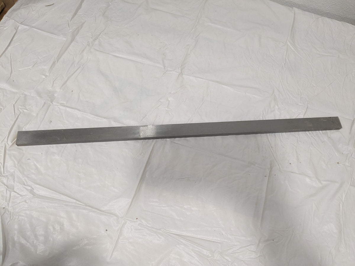 STARRETT 24 x 1 x 3/8 Inch, AISI Type C1018, Low Carbon Steel Flat Stock 54967