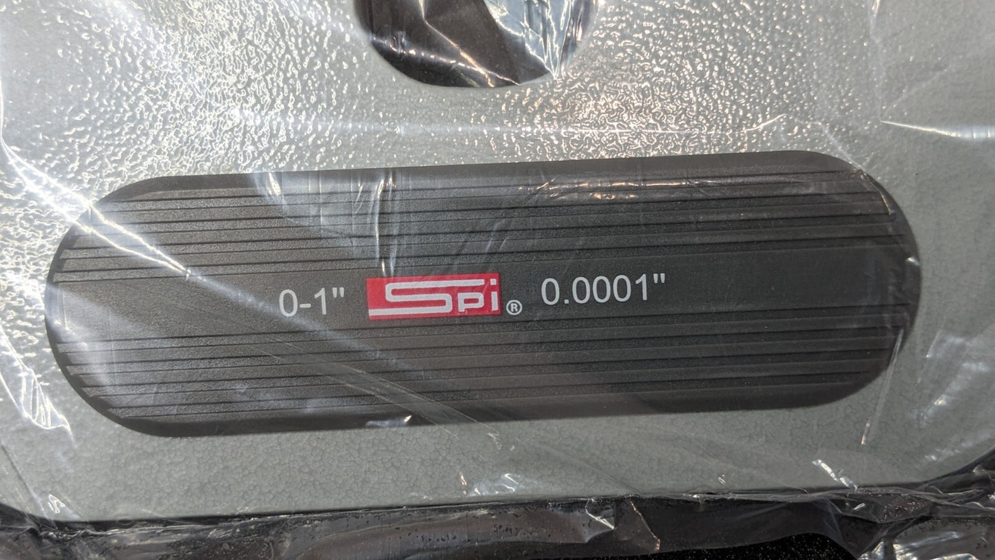 SPI Deep Throat Micrometer w/Cert 0-1" Range 0.0001" Graduation 17-776-6