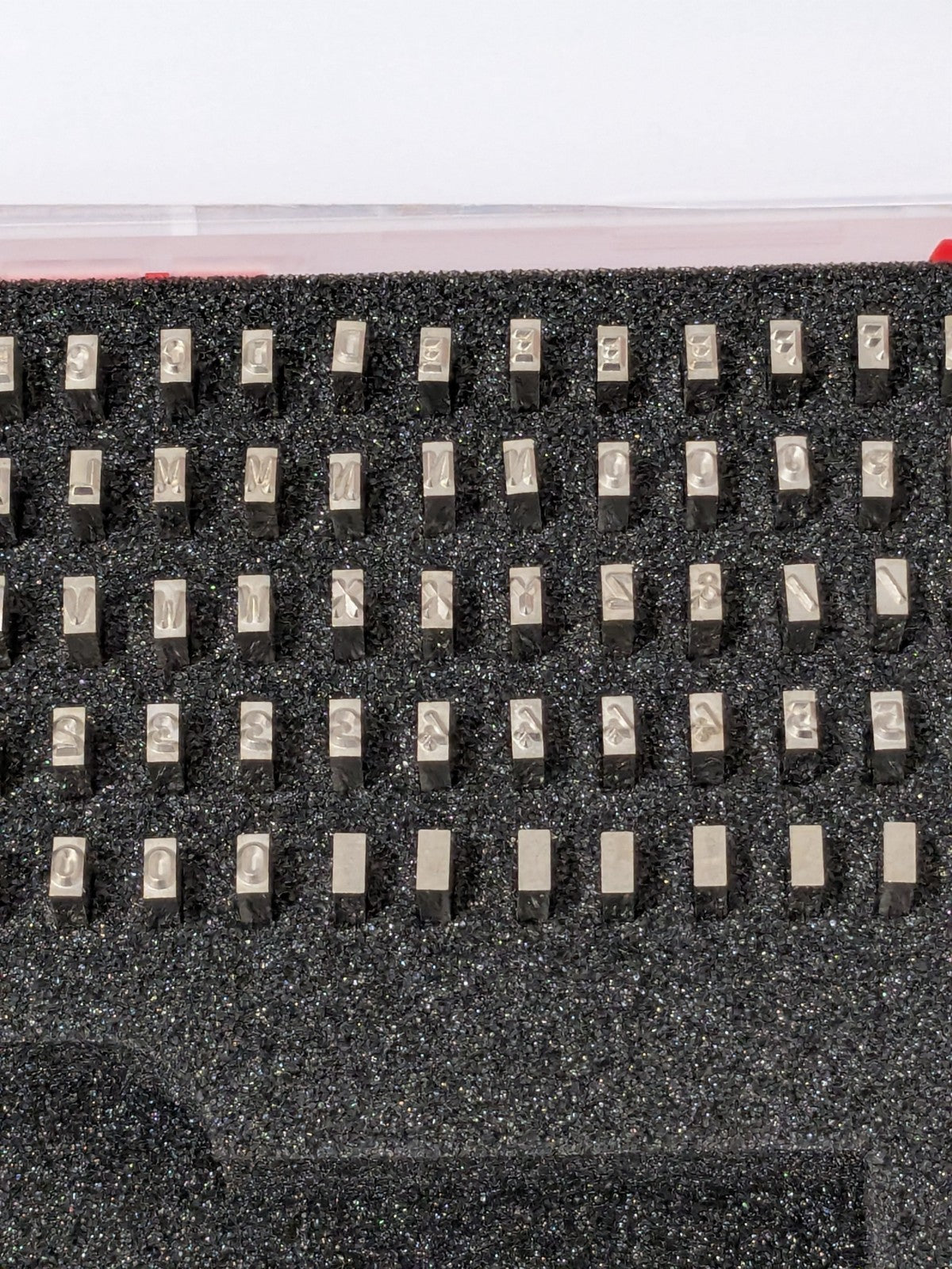 Pryor 112 Piece, 1/8 Inch Character, Steel Type Set TIF030