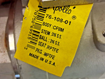 Apollo Ball Valve 2" NPT SP SS 76-108-01