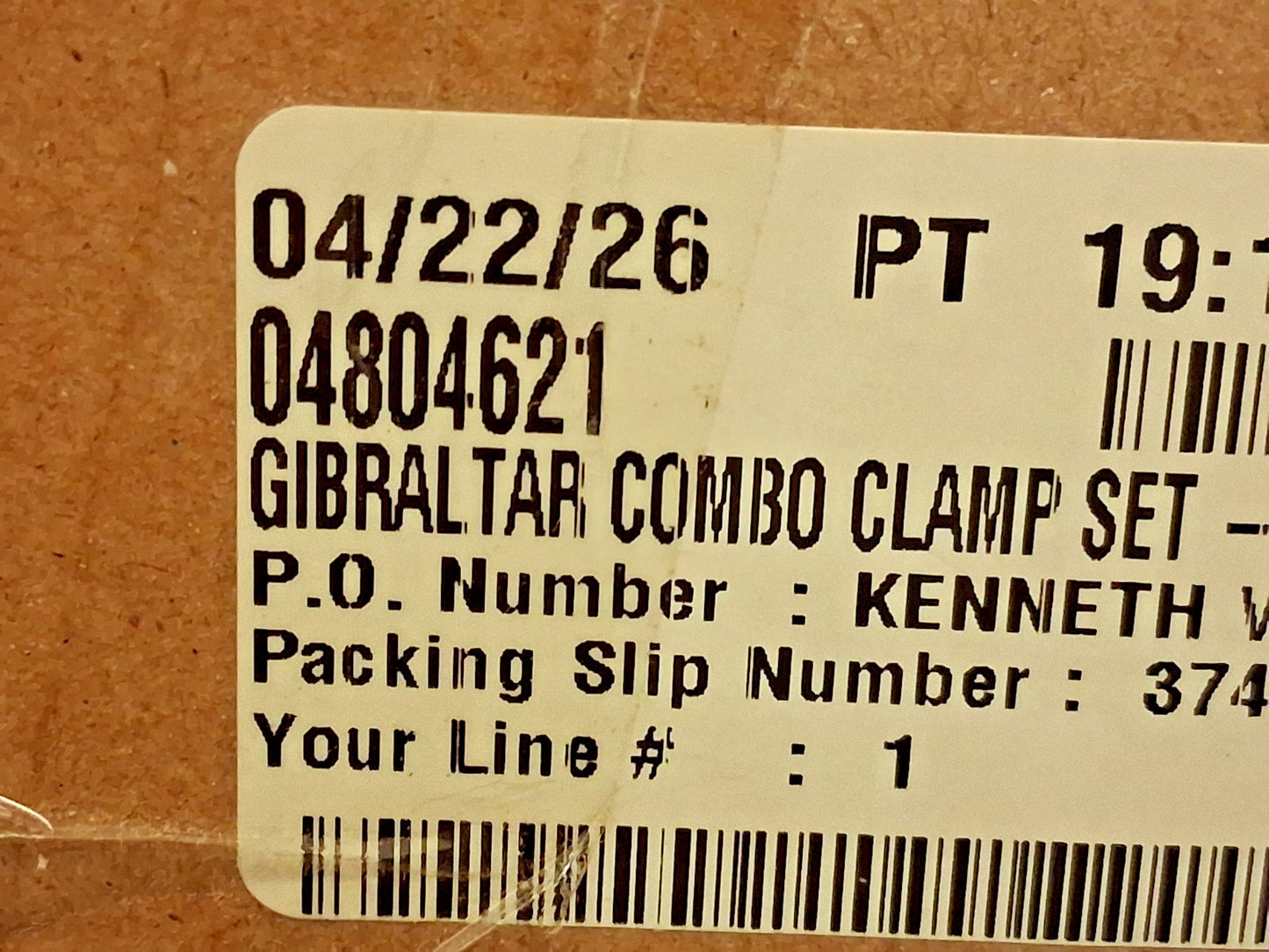 Gibraltar Fixture Clamp Step Block & Clamp Set 52Pc 5/8-11 Stud Thread 20415G