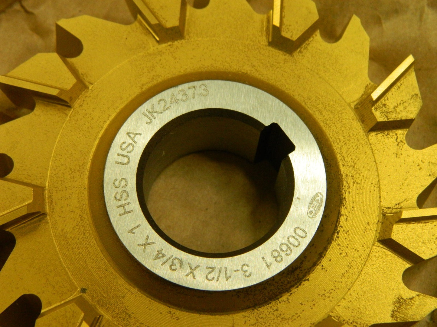 KEO 3-1/2" Size, 3/4" Face Width, 18 Teeth HSS Side Milling Cutter 006