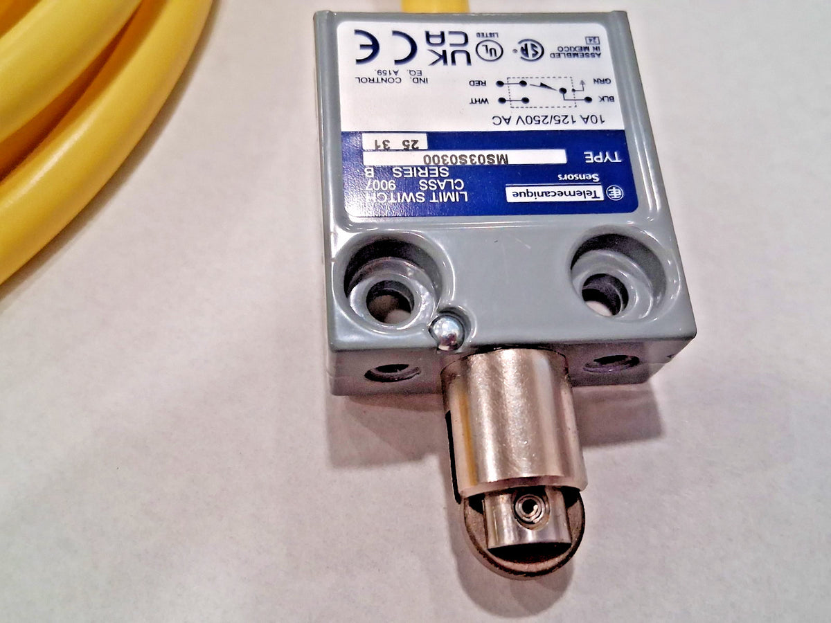 Square D General Purpose Limit Switch SPDT NC Cross Roller Plunger 9007MS03S0300