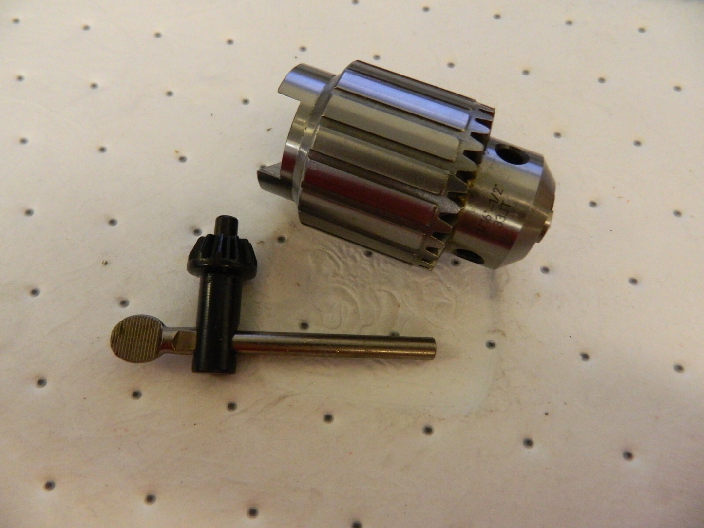 ACCUPRO Drill Chuck: 3/64 to 1/2 Capacity, Tapered Mount, JT33 CY0130704