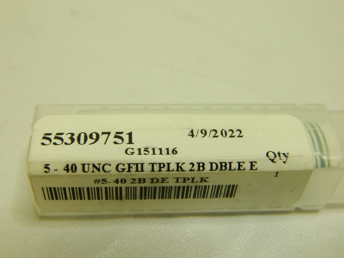 GF GAGE Plug Thread Gage: #3-40 Thread, 2B Class Go & No Go 55309751