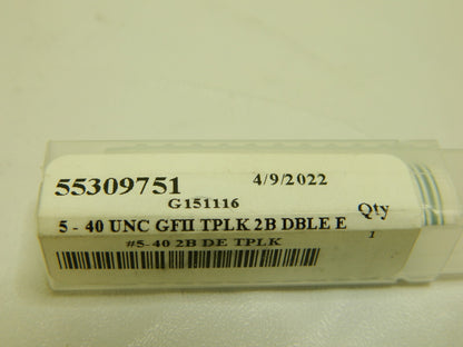 GF GAGE Plug Thread Gage: #3-40 Thread, 2B Class Go & No Go 55309751