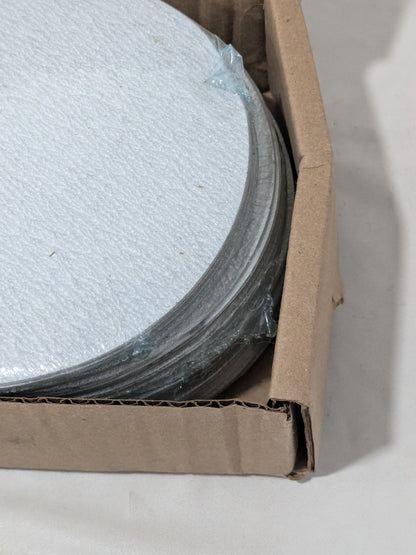 (100) Hook & Loop Disc: 6" Dia, 220 Grit, Coated, Silicon Carbide 809775-60629