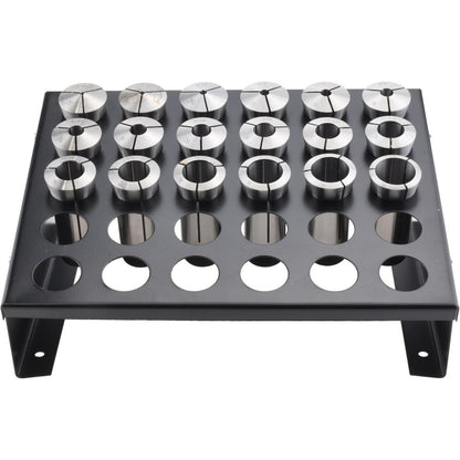 5C Collet Set With Tray: 18 Pc, 1/16 to 1-1/8" Capacity 230-8018