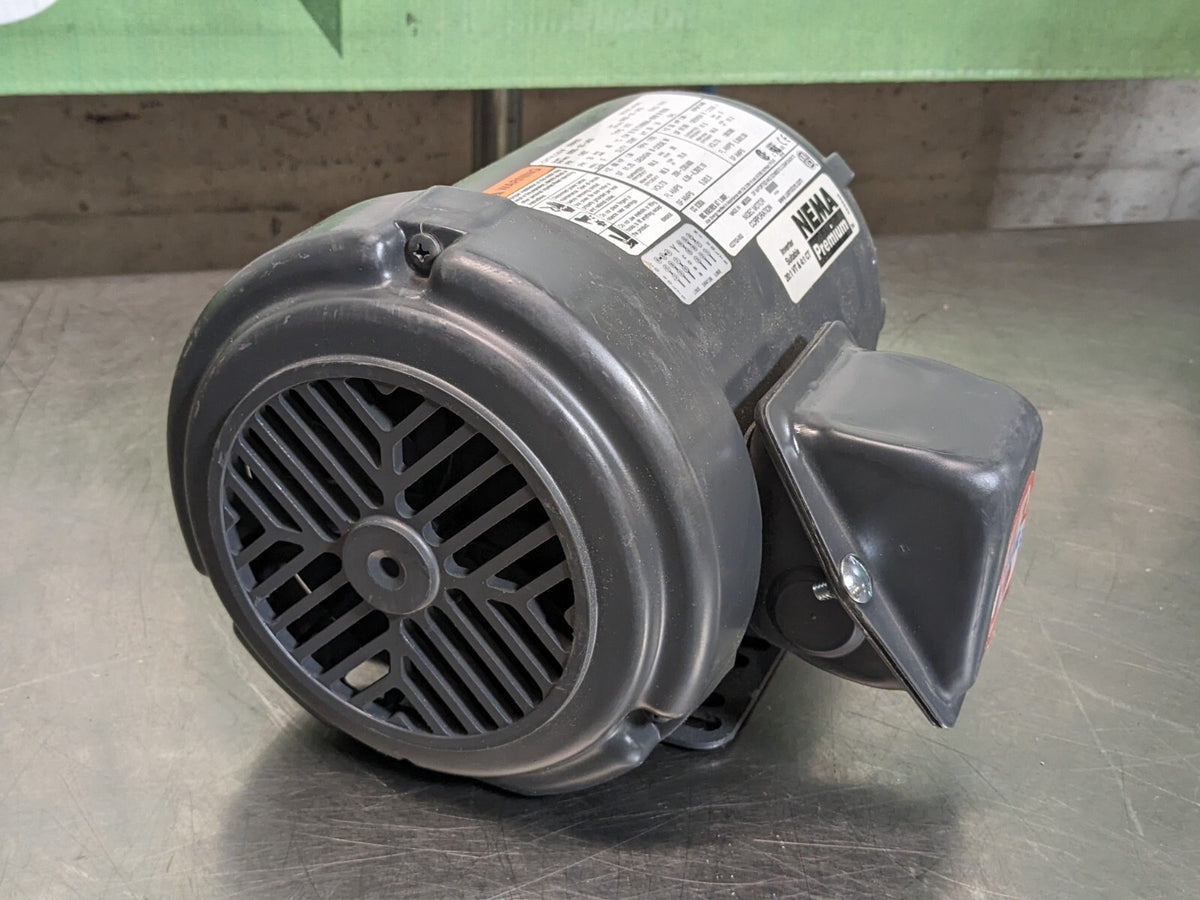 US Motors U32P2D General Purpose Motor 1.5 HP 208-230/460V 3 Phase DAMAGE