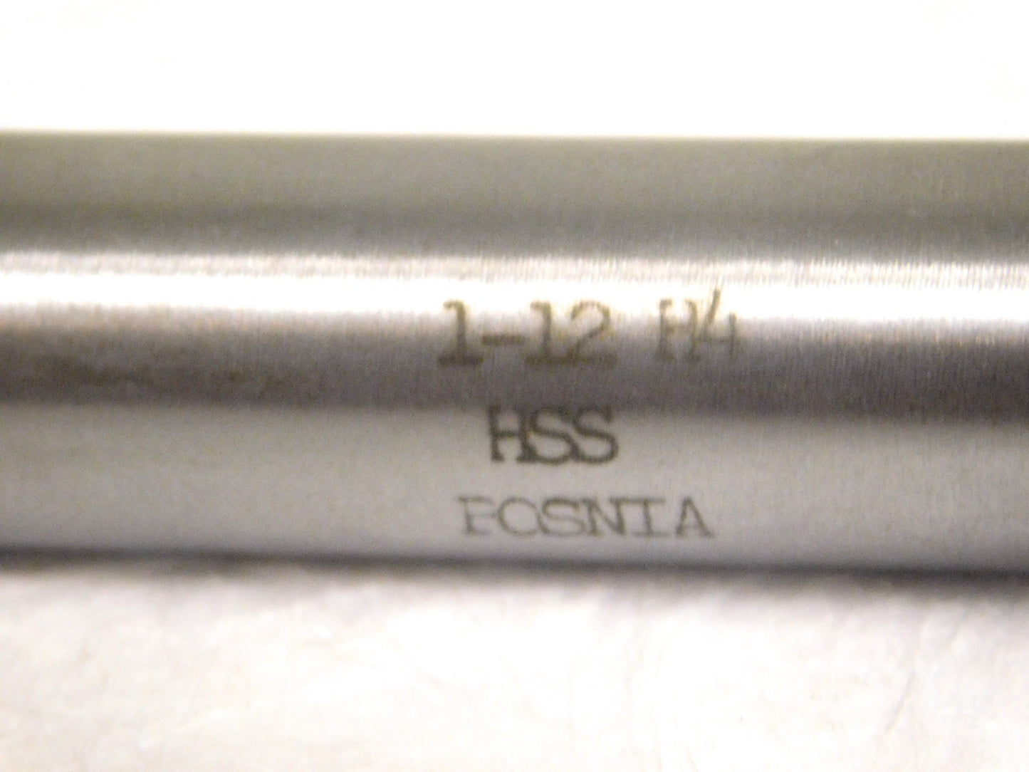 Interstate HSS St Flute Std Hand Tap 1-12UNF 4Fl 1.5" Thread Lgt 6 OAL 04489126