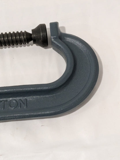 Wilton C-Clamp: 4" Max Opening, 2-5/16" Throat Depth, Regular-Duty 14742
