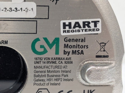 GENERAL MONITORS MSA IR5500 Open Path Infrared Gas Detector 329001-12