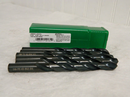 Precision Twist Drill High Speed Steel Jobber Drill 31/64" 118° Qty 6 01013
