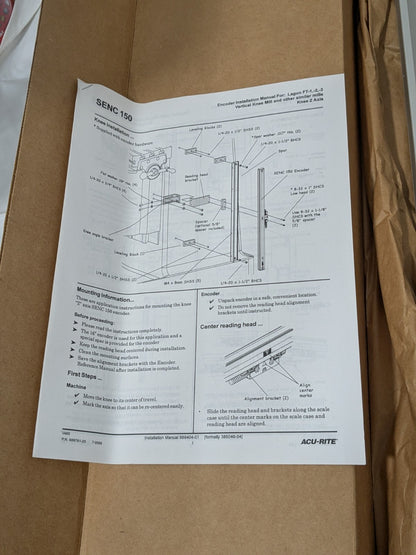ACU-RITE Mounting Bracket Kit 689404-03