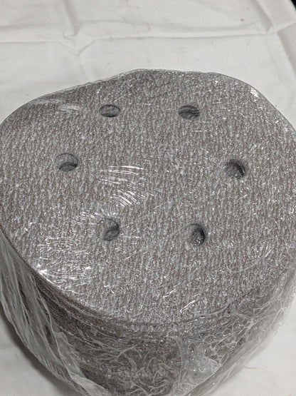 ARC Hook & Loop Disc: 6" Dia, 180 Grit, Coated, Aluminum Oxide Qty 100 349610-6