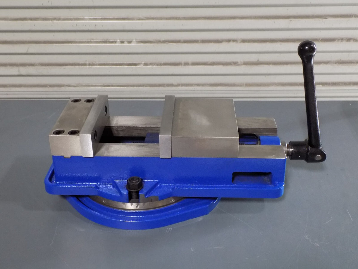 Manual Milling Macine Vise w/ Swivel Base 6" Jaw Width 7-1/2" Opening