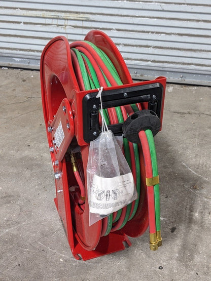 ReelCraft Twin Line Welding Hose Reel 100 Ft. x 1/4 In. 200 PSI Max TW84100 OLPT