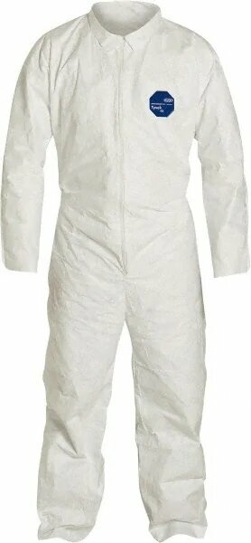 Dupont Film Laminate General Purpose Zipper Coveralls, Size M, 25 qty
