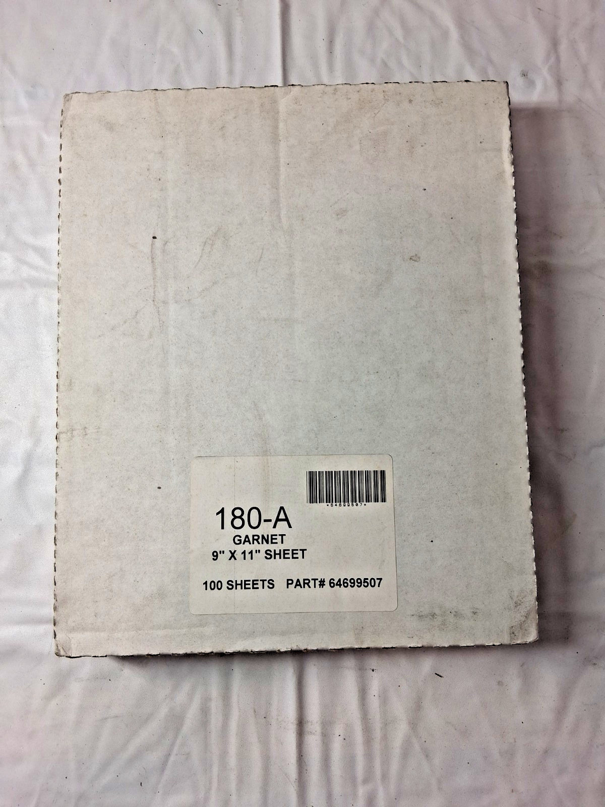 Professional Garnet Sanding Sheets QTY100 9" Wide x 11" OAL 180 Grit 6