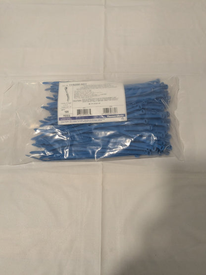T&B Ty-Rap Detectable Cable Tie: Stainless Steel Barb, 7.2" L, 100 Pk TY525M-NDT