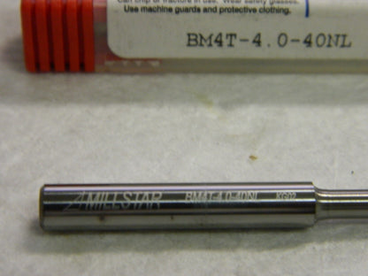 MillStar EndMill 4X6X8X75MM 40MM Neck 4FL BM4T4HSN40NL