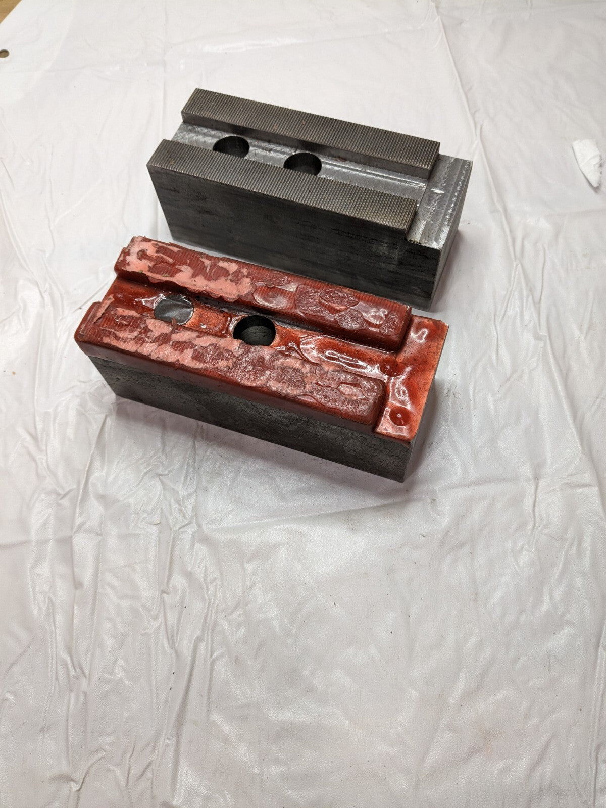 H&R Soft Lathe Chuck Jaw: Serrated 2-1/2 OAW, 6-1/2 OAL Qty 2 HR-155-2.5