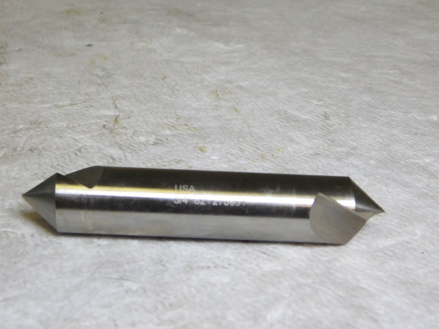 Hertel HSS Double End Countersink 3/4 Head Dia 1Fl 3/4 Shank Dia 89339253 USA