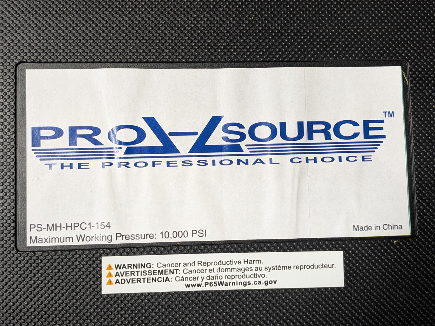 Pro Source Hydraulic Maintenance Repair Kit 10 Ton Capacity 10,000 PSI Max.